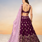 Pure Georgette With Heavy Sequins Embroidery Lehenga Choli Dupatta