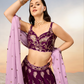 Pure Georgette With Heavy Sequins Embroidery Lehenga Choli Dupatta