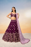 LAVANTEFASHIONPureGeorgettewithheavySequinsembroiderySemi-StitchedLehengacholi_Dupatta_8 - LaVante Fashion