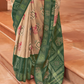 Pure Silk Patola Saree with Rich Zari Weaving and Blouse