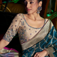 Pure Silk Saree with 3D Weaved Pallu and Heavy - LaVante Fashion