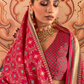 Printed Banarasi Silk Saree with Ultra Smooth Gloster Touch