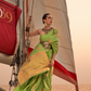 Satin Dual Tone Silk Saree with Elegant Sheen Finish