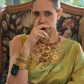 Woven Satin Tissue Silk Saree with Lustrous Texture and Graceful Drape
