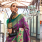 Timeless Woven Zari Silk Saree with Traditional Elegance