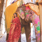Designer Kanjivaram Saree with Sequin Woven Detailing