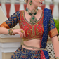 Printed Red Pochampally Silk Blend Saree - LaVante Fashion