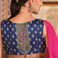 Pink Silk Foil Print Readymade Lehenga Choli for Ceremonial Wear - LaVante Fashion