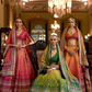 Green Gradient Beauty Silk Lehenga - LaVante Fashion