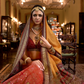 Vibrant Orange-Red Designer Silk Lehenga - LaVante Fashion