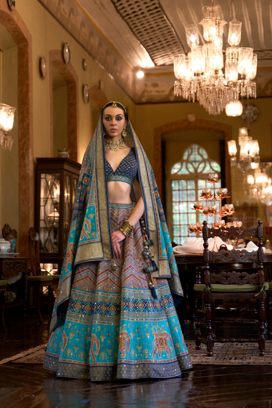 Radiant Pink Silk Lehenga For Special Occasions