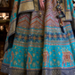 Cultural Elegance Blue Printed Lehenga Choli - LaVante Fashion