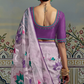 Soft Brasso Fabric with a Smooth Shiny Finish and Lightweight Saree