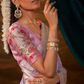 Elegant Silk Saree Embellished with Fine Zari Work