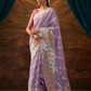 Elegant Silk Saree Embellished with Fine Zari Work