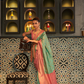 Traditional Kanjivaram Silk Saree with Rich Zari Weaving