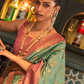 Traditional Kanjivaram Silk Saree with Rich Zari Weaving