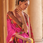 Ethnic Motif Zari Saree in Banarasi Weave Style