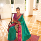 Soft Banarasi Paithani Saree with Copper Zari Weaving