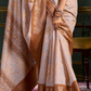 Soft Dola Silk Saree with Foil Print and Dusty Tone Matching - LaVante Fashion
