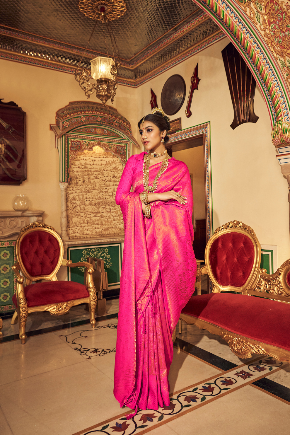 Soft Handloom Weaving Silk Saree