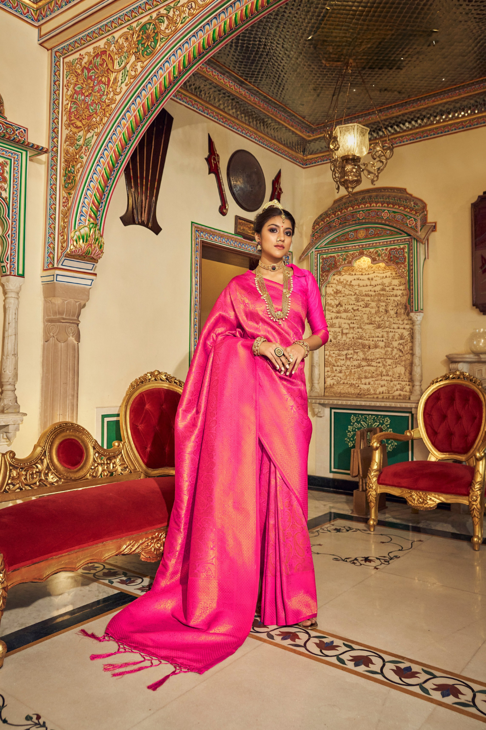 Soft Handloom Weaving Silk Saree