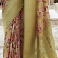 Soft Nylon Crepe with Zari Weaving & Digital Print - LaVante Fashion
