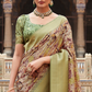 Soft Nylon Crepe with Zari Weaving & Digital Print - LaVante Fashion