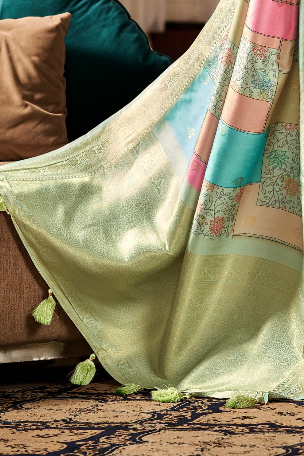 Soft Silk Saree with Digital Print