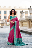 LAVANTEFASHIONSOFTSILKWITHIKKATBANDHNI_1 - LaVante Fashion