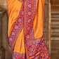 Vibrant Digital Printed Art Silk Saree with Contemporary Design