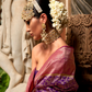 Premium Vichitra Silk Saree with Traditional Banarasi Woven Patterns