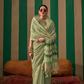 Graceful Spun Silk Saree with Handloom Weaving