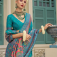Handwoven Banarasi Silk Saree with Meenakari Kashmiri Designs