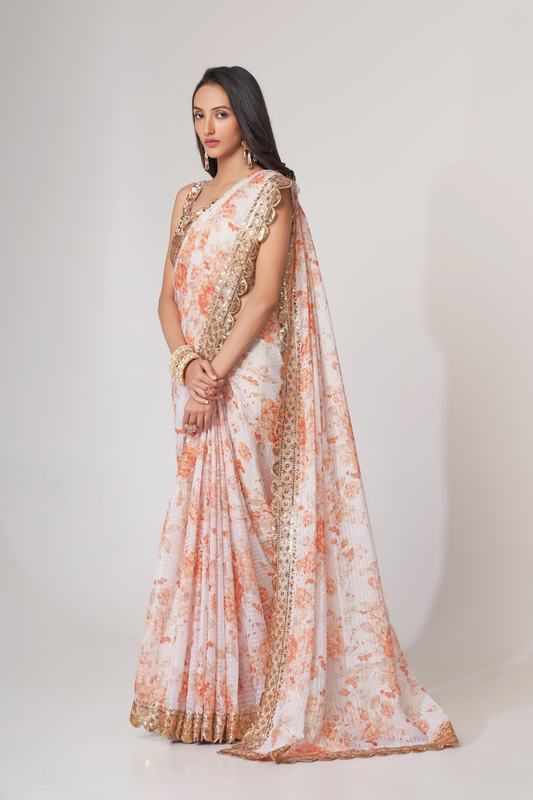 Starlit Softness Lightweight Organza with Statement Appeal