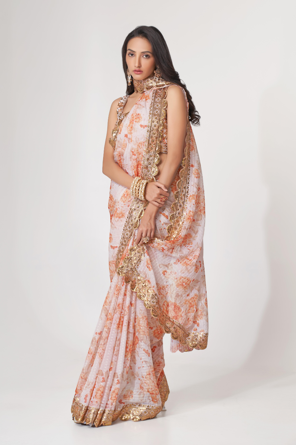 Starlit Softness Lightweight Organza with Statement Appeal