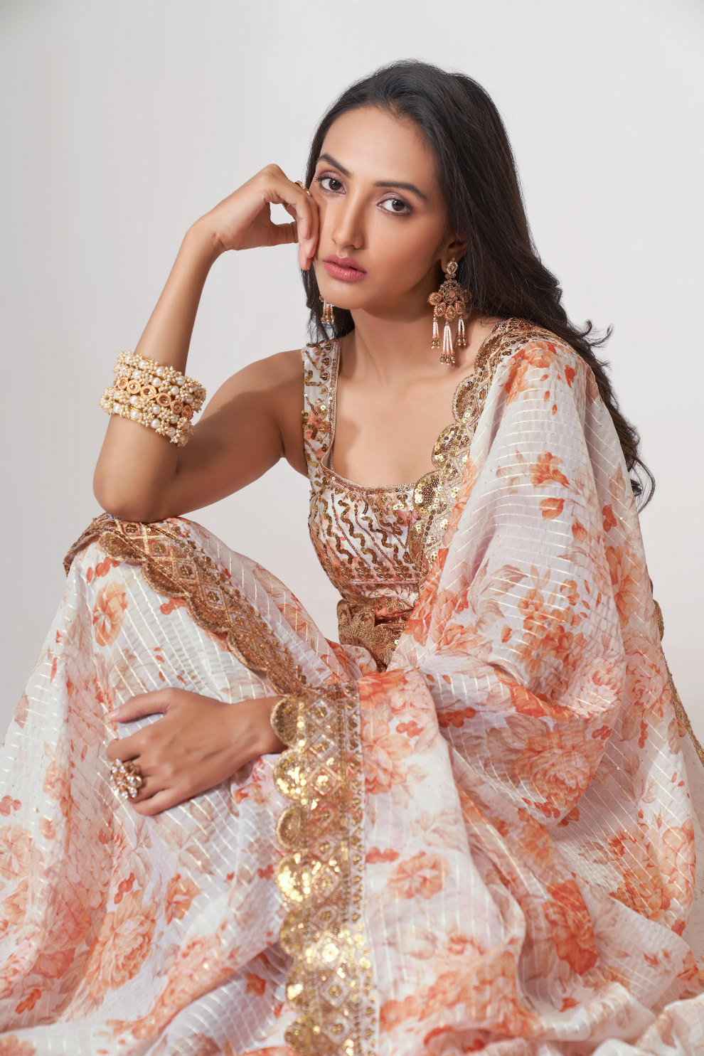 Starlit Softness Lightweight Organza with Statement Appeal