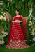 Graceful Georgette Lehenga Choli Featuring a Draped Attached Dupatta