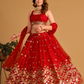 Richly Embroidered Lehenga with Sequins & Zari Detailing