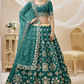 Elegant Embroidered Flared Lehenga Choli Set with Dupatta