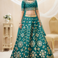 Elegant Embroidered Flared Lehenga Choli Set with Dupatta