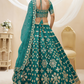 Elegant Embroidered Flared Lehenga Choli Set with Dupatta