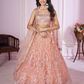 Designer Lehenga Set with Sequins Thread & Badla Zari Embroidery