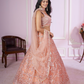 Designer Lehenga Set with Sequins Thread & Badla Zari Embroidery