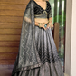 Graceful Lehenga Set with Sequins & Thread Embroidery