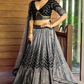 Graceful Lehenga Set with Sequins & Thread Embroidery
