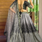 Graceful Lehenga Set with Sequins & Thread Embroidery