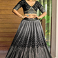 Graceful Lehenga Set with Sequins & Thread Embroidery