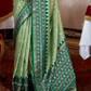 Soft Viscose Silk Woven Printed Patola Designed Saree