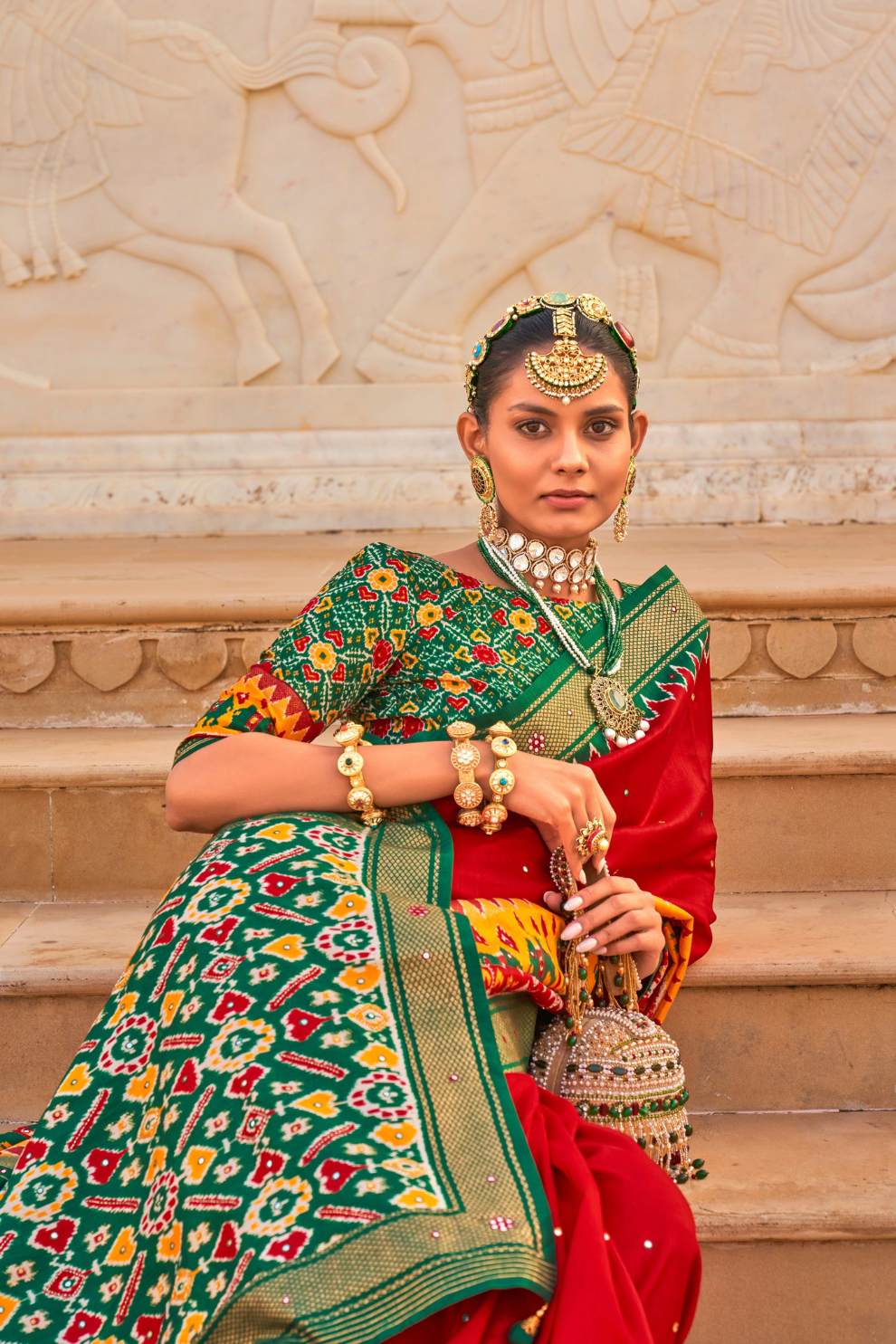 Elegant Patola Silk Saree in Smooth Designer Style